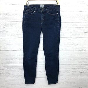 J. Crew Women's Toothpick Jeans Dark Wash Stretch size 28 length 28"